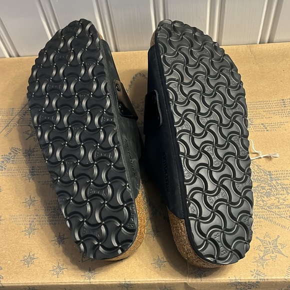 Birkenstock Kyoto Nubuck Leather Sandals Size 8 NEW - Picture 5 of 12